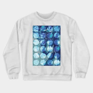 Geometric Marble Crewneck Sweatshirt